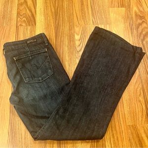 Women’s citizens of humanity jeans Faye #003 Stretch Low Waist Full Leg Size 28